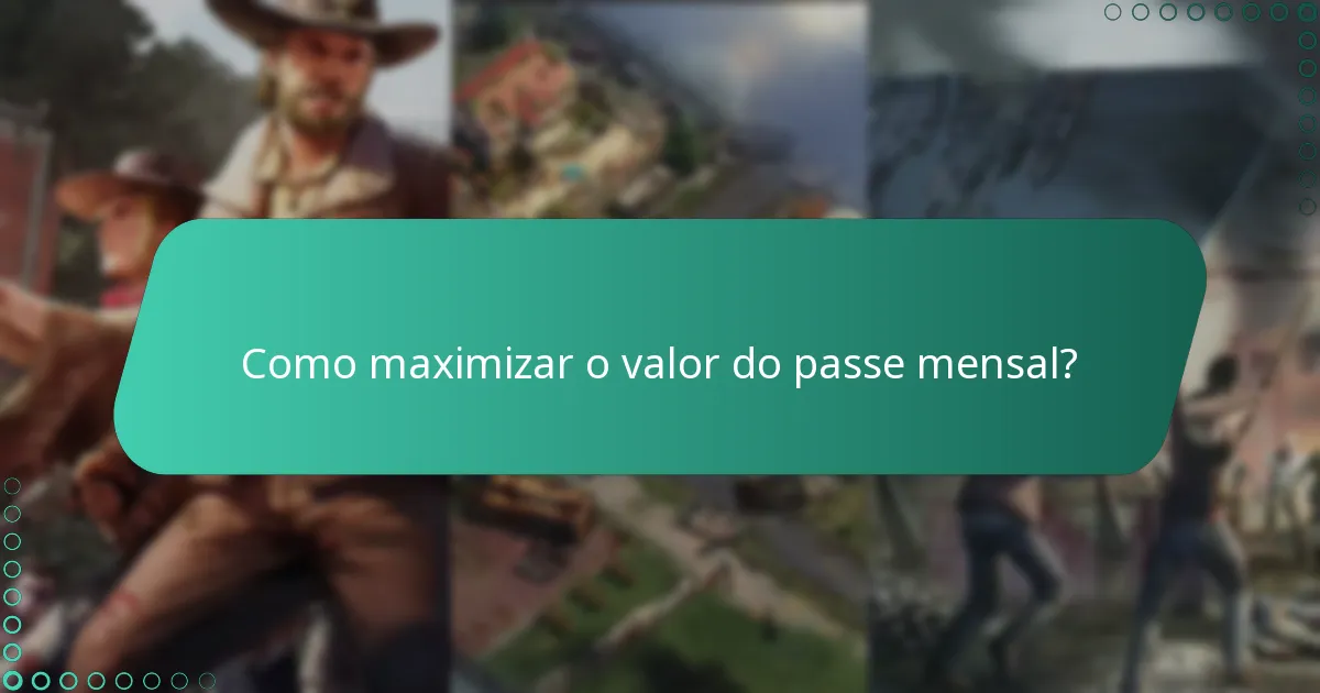 Quanto custa o passe mensal?