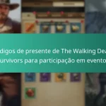 Códigos de presente de The Walking Dead: Survivors para participação em eventos
