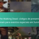 The Walking Dead: códigos de presente sazonais para eventos especiais em Survivors